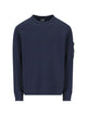 C.p.company Crewneck Sweatshirt In Malfilè Fleece