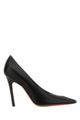 Amina Muaddi Christine Pump 100 Nappa Black 100