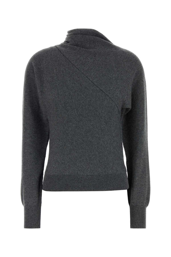 Tom Ford Fine Cashmere Cotton - 12Gg Wrap Collar Knit