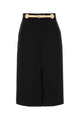 Valentino Garavani Skirt - With Leather Deta