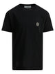 Stone Island Kids Black Cotton T-Shirt