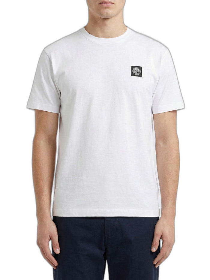 Stone Island Cotton Crew-Neck T-Shirt
