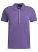 Polo Ralph Lauren Slim-Fit Stretch Logo Purple Cotton Elastane Polo Shirt