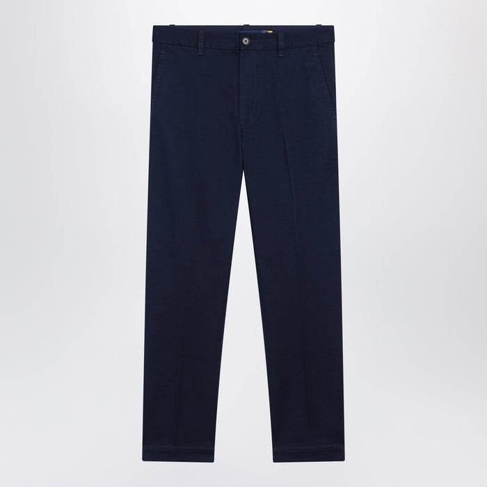 Polo Ralph Lauren Navy Blue Cotton Trousers