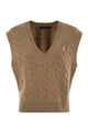 Polo Ralph Lauren Wool And Cashmere Cable-Knit Vest