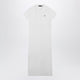 Polo Ralph Lauren Long Dress In White Cotton With Logo