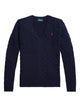 Polo Ralph Lauren Wool And Cashmere Cable Knit Jumper