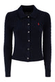 Polo Ralph Lauren Cotton Cable Knit Cardigan With Collar