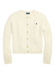 Polo Ralph Lauren Cable-Knit Wool-Cashmere Cardigan