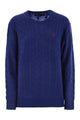 Polo Ralph Lauren Polo Ralph Lauren Crew Neck Sweater In Wool And Cashmere, Blue.