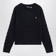 Polo Ralph Lauren Crewneck Cable-Knit Wool And Cashmere Sweater In Navy