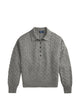 Polo Ralph Lauren Cable-Knit Wool And Cashmere Polo Jumper