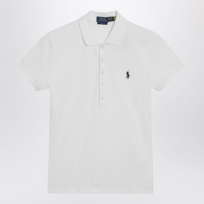 Polo Ralph Lauren White Slim-Fit Polo Shirt