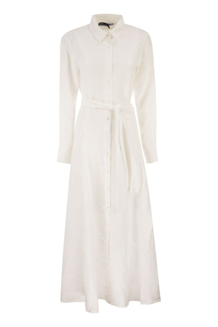 Polo Ralph Lauren Woven Wrap Midi Dress