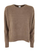 Ct Plage Crew Neck Sweater With Side Slits