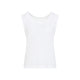 Co Ivory White Cotton Jersey Tank Top