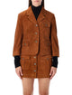 The Garment The Garment Suede Fitted Jacket