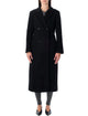The Garment The Garment Clooney Black Wool Blend Coat
