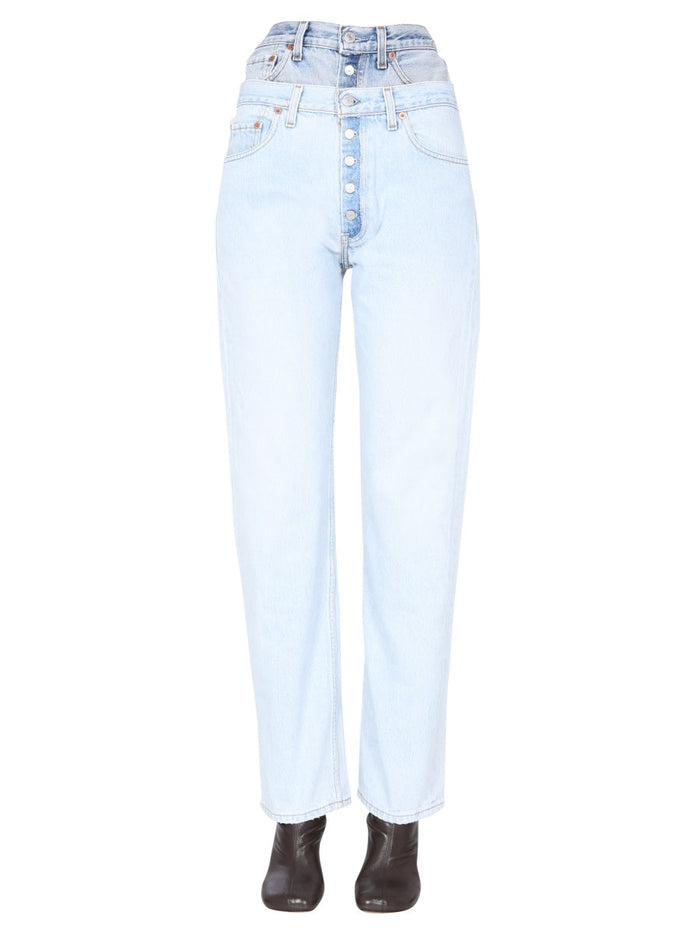 1/Off Double Waisted Jeans