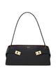Ferragamo Hug E/W Leather Shoulder Bag