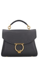 Ferragamo Gancini Pebbled Leather Handbag