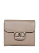 Ferragamo Gancini Grained Leather Compact Wallet