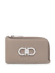 Ferragamo Gancini Card Holder With Zip