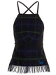 1/Off 'Checked Scarf' Top