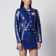 Courrèges Reedition Vinyl Jacket In Blue