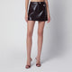 Courregès Reedition Mini Skirt In Burgundy Vinyl