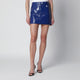 Courrèges Reedition Vinyl Mini Skirt In Blue