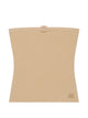 Courregès Buckle Knit Bustier Top