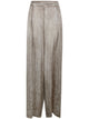 Avant Toi Crumpled Effect Silk Palazzo Pants