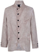 Avant Toi "Hand Painted" Rever Jacket In Ramie` Fabric