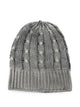 Avant Toi Hand Painted Cashmere Braided And Ribbed Hat