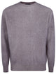 Avant Toi Hand Painted Cashmere And Wool Tonal Degrad? Jacquard Effect Round Neck Pullover