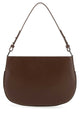 By Far Brown Leather Issa Shoulder Bag