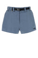 Prada Cerulean Blue Canvas Shorts