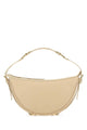 By Far Cream Leather Gib Shoulder Bag