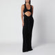 Christopher Esber Vivenda Black Draped Maxi Dress In Viscose
