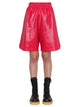Bottega Veneta Leather Shorts