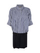 Sacai Thomas Mason Cotton Poplin Dress