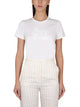 Max Mara T Shirt With Logo Embroidery