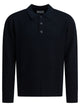 Nn07 Blue Wool Acrylic Blend Polo Shirt