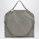 Stella Mccartney Light Grey Falabella Fold Over Tote Bag