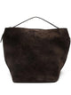 Toteme Brown Suede Tote Bag