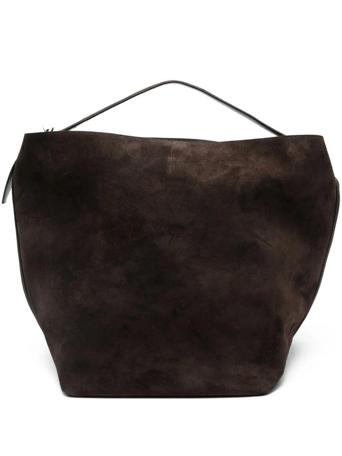 Toteme Brown Suede Tote Bag