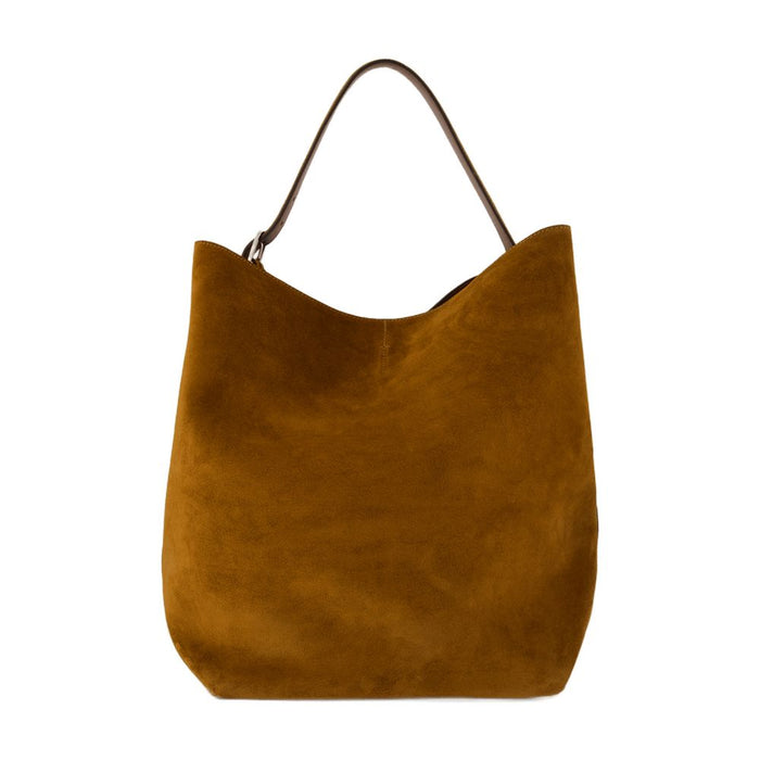 Toteme Belted Shopper Bag - - Leather - Brown