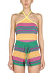 Gallo 1927 Striped Pattern Top