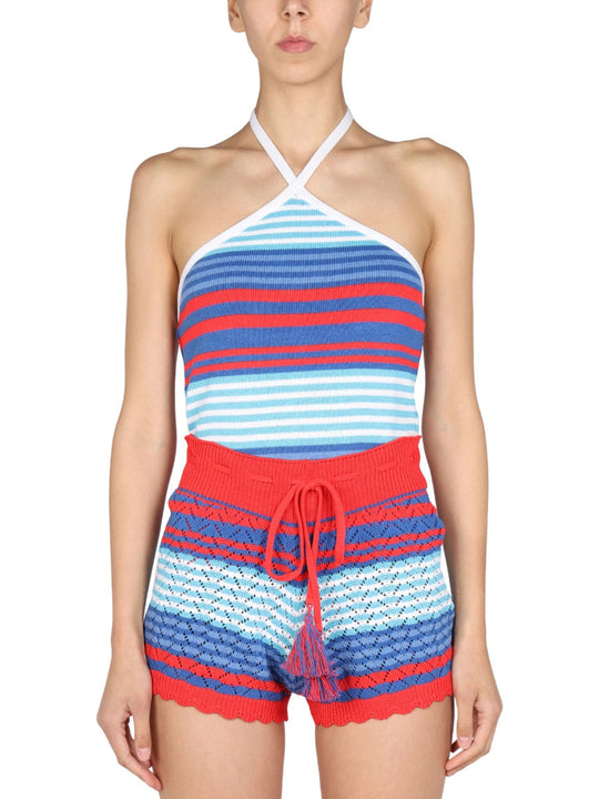 Gallo 1927 Striped Pattern Top